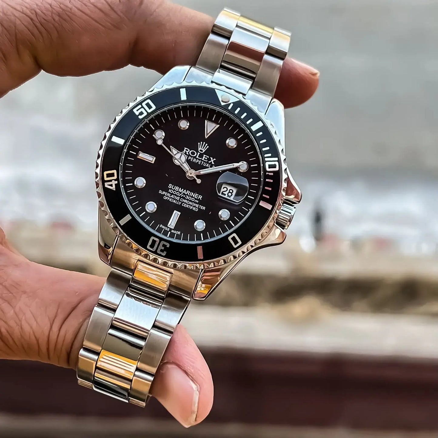 Rolex Submariner Date 40mm Black Dial Stainless Steel Men’s Luxury Dive Watch