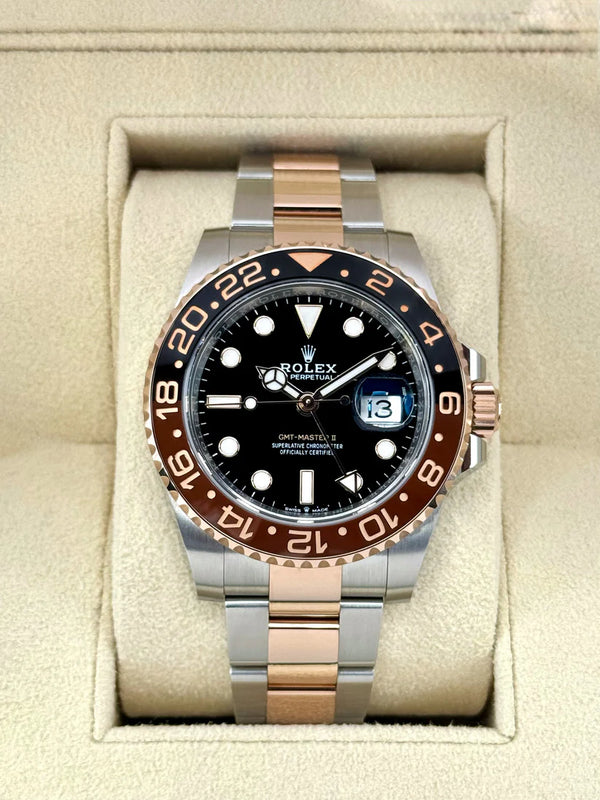 Rolex GMT-Master II Root Beer – Oystersteel & Everose Gold – Black Dial