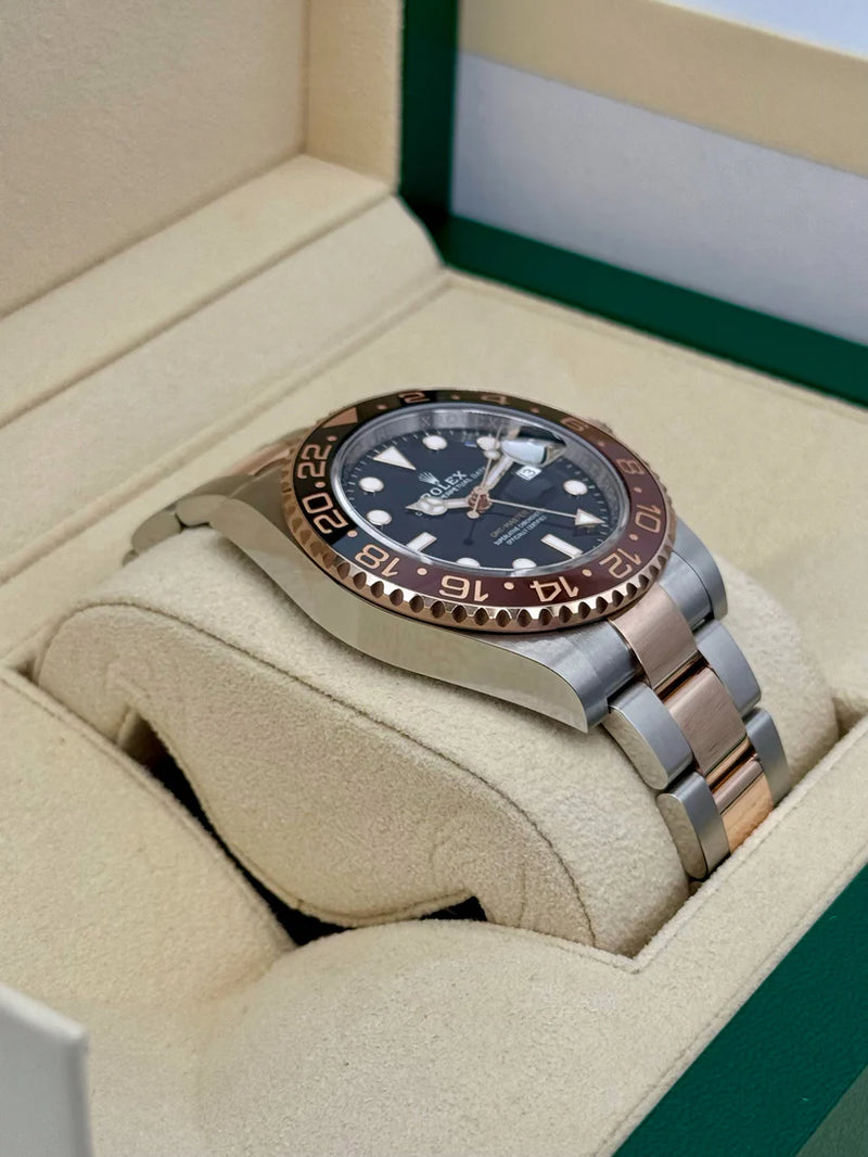 Rolex GMT-Master II Root Beer – Oystersteel & Everose Gold – Black Dial