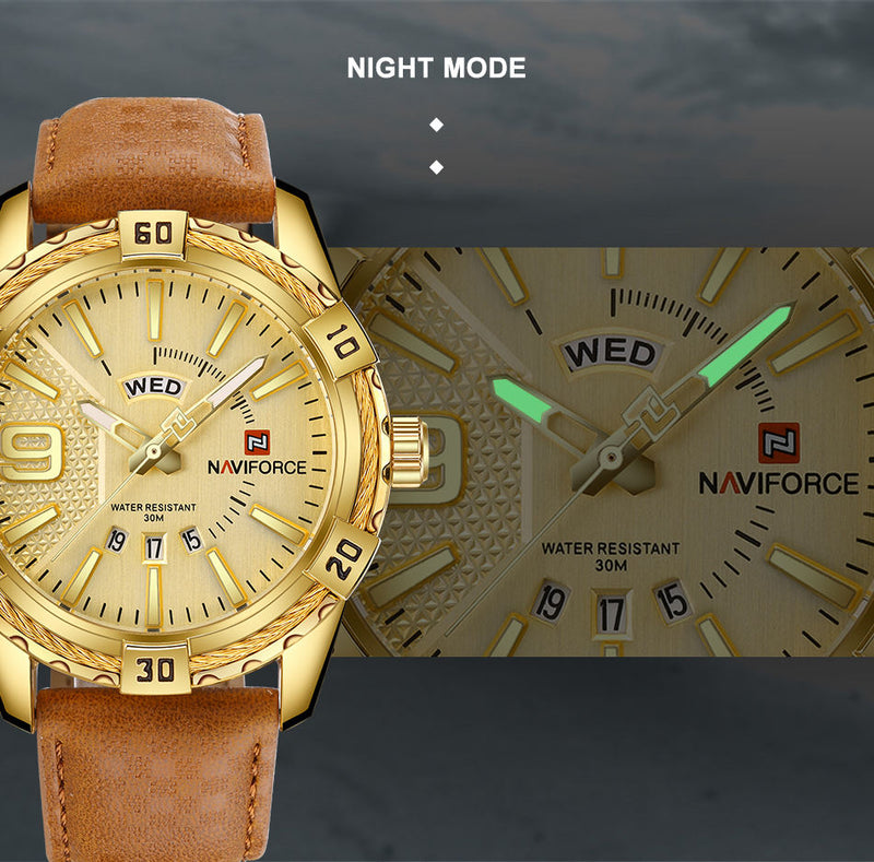 Naviforce Relojes Hombre Sports Luxury Watches for Men Japan Movement Quartz Mens Wrist