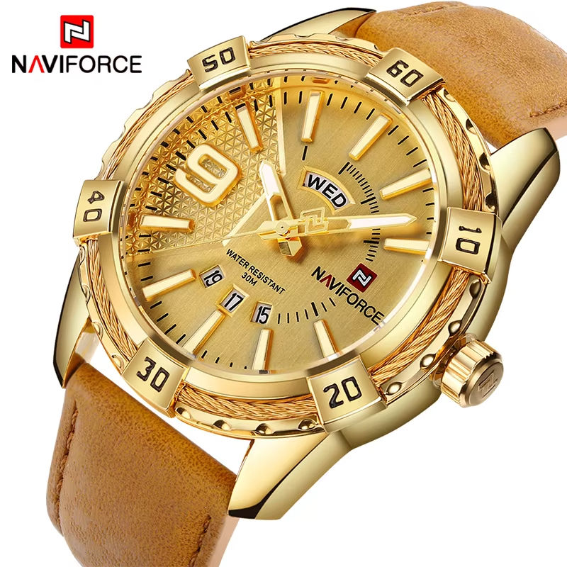 Naviforce Relojes Hombre Sports Luxury Watches for Men Japan Movement Quartz Mens Wrist