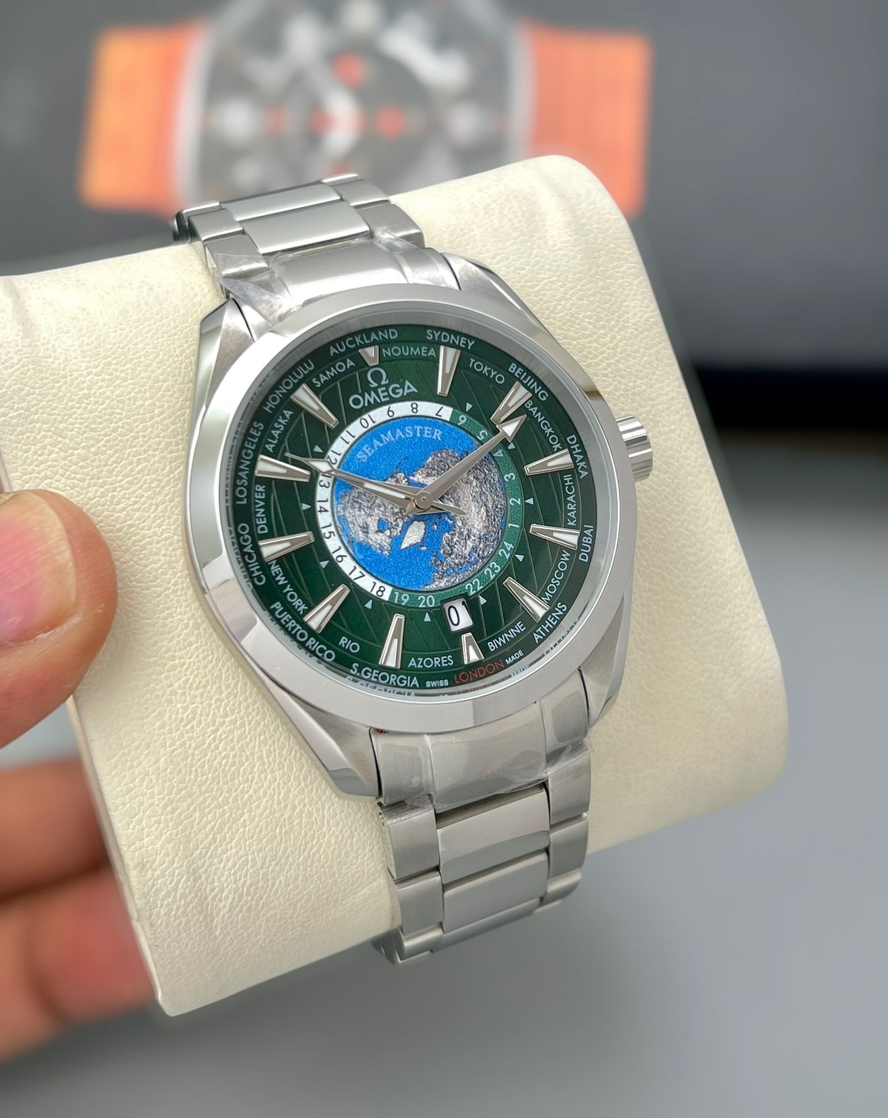 Omega Planet Ocean / Aqua Terra Worldtimer Style – 7AA Premium Collection