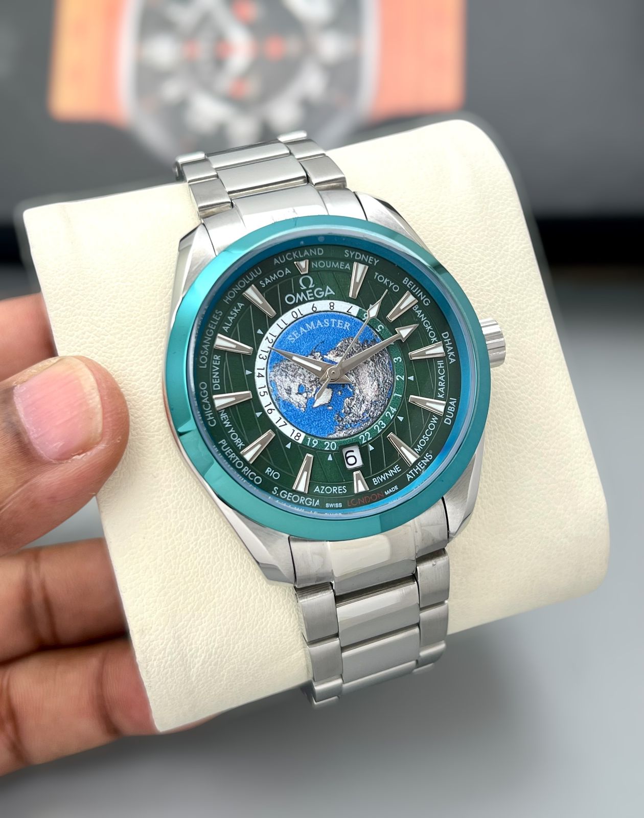 Omega Planet Ocean / Aqua Terra Worldtimer Style – 7AA Premium Collection