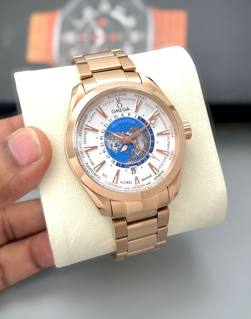 Omega Planet Ocean / Aqua Terra Worldtimer Style – 7AA Premium Collection