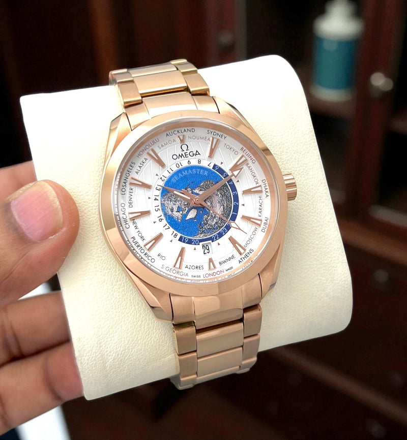 Omega Planet Ocean / Aqua Terra Worldtimer Style – 7AA Premium Collection