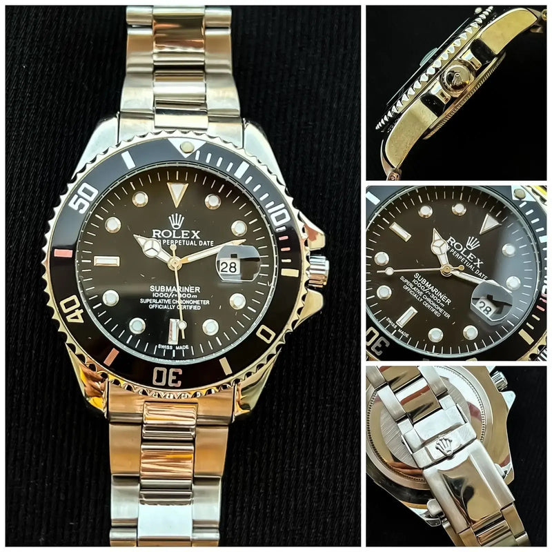 Rolex Submariner Date 40mm Black Dial Stainless Steel Men’s Luxury Dive Watch